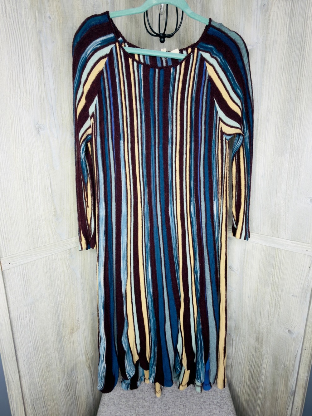 Anthropologie Moth Nora Striped Swing Dress